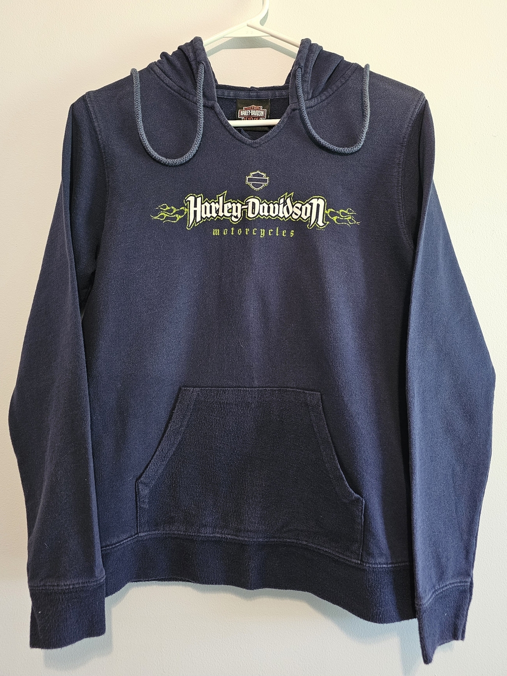 Harley-Davidson Women's Navy Hooded Sweatshirt - Logo Graphic